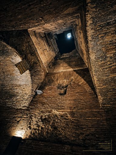 Brick interior of Castel Sant'Angelo