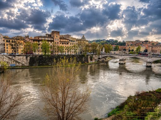 View down Tiber River