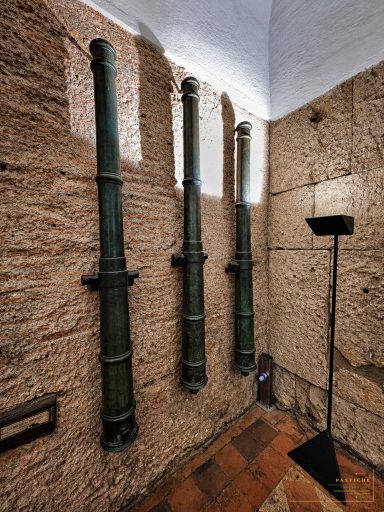Canon displayed on wall