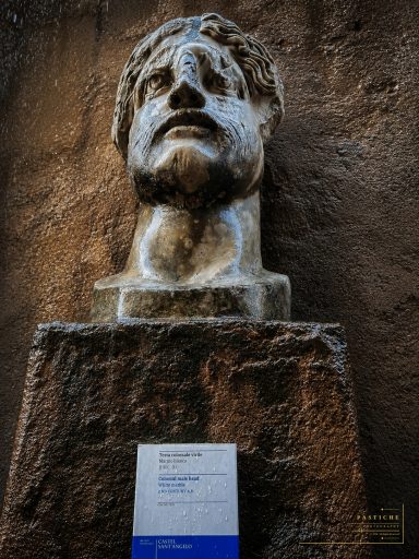 Colossal Male Marble Head - 2 A.D.