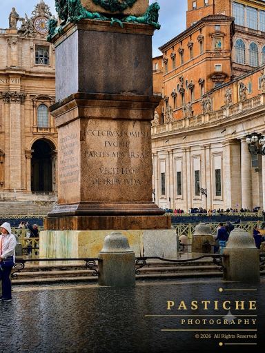 Vatican obelisk base