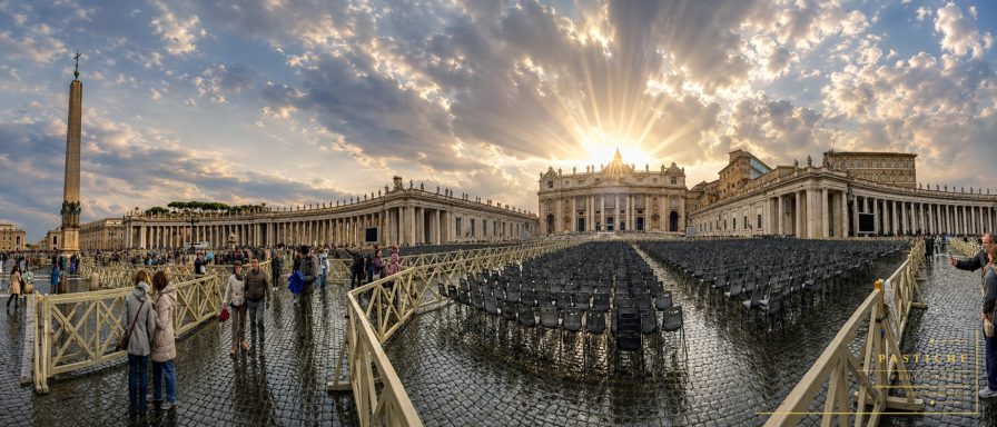 St. Peter's Square panoramic
